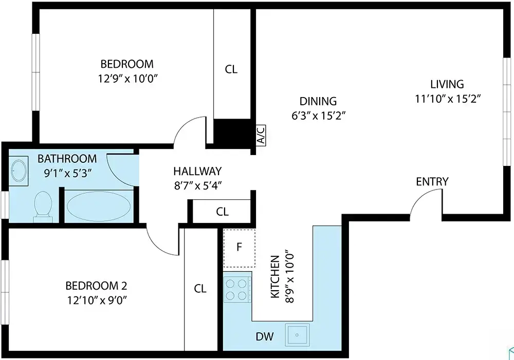 1222 Princeton Street #10 | 2 Bed Santa Monica Condo 17 1222 princeton st santa monica condo floor plan 1